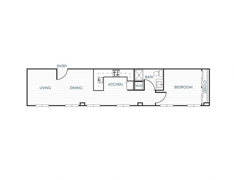 a floor plan of a small floor plan with a loft